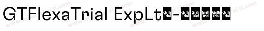 GTFlexaTrial ExpLt◆字体转换
